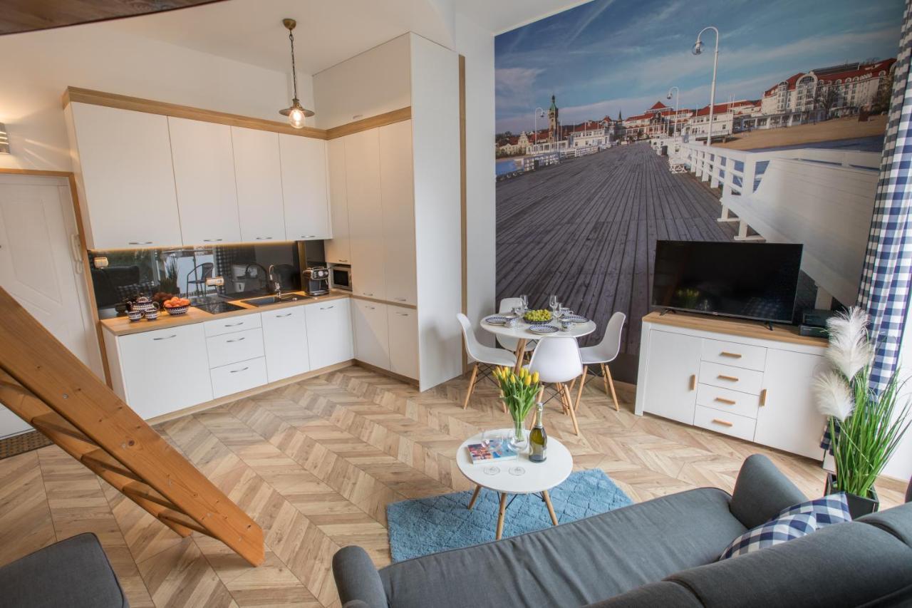 Apartament Chopina 5 M5 - Centrum Sopotu 3 Min Do Monciaka ภายนอก รูปภาพ